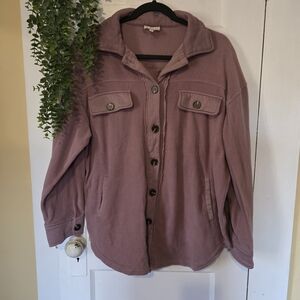 LA MIEL Dusty Pink Utility Jacket
